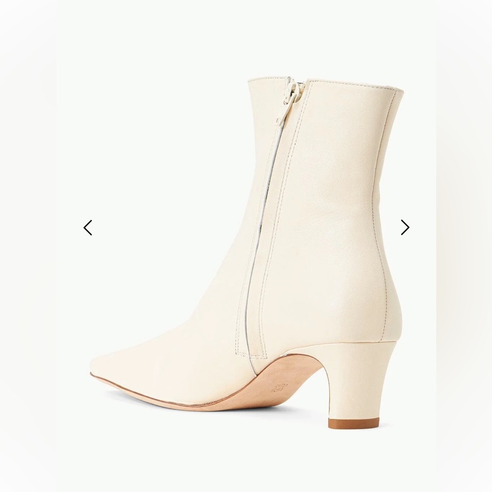 NWOT STAUD WALLY ANKLE BOOT CREAM - Picture 3 of 13